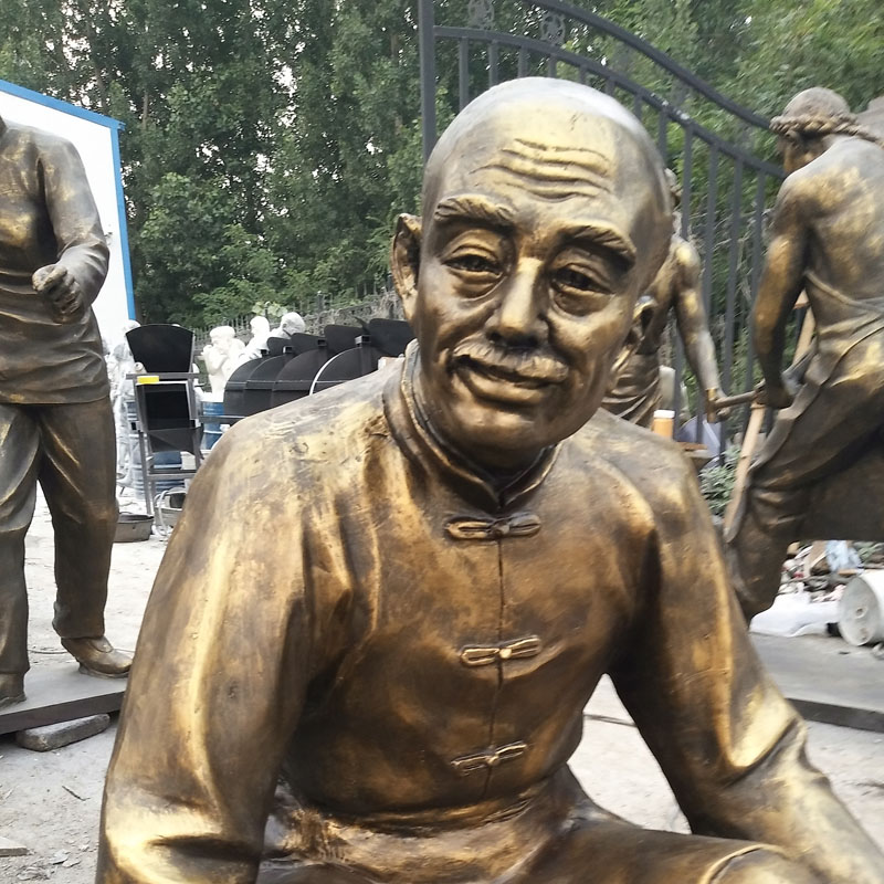武汉雕塑工厂铸铜锻铜仿铜民俗人物雕塑