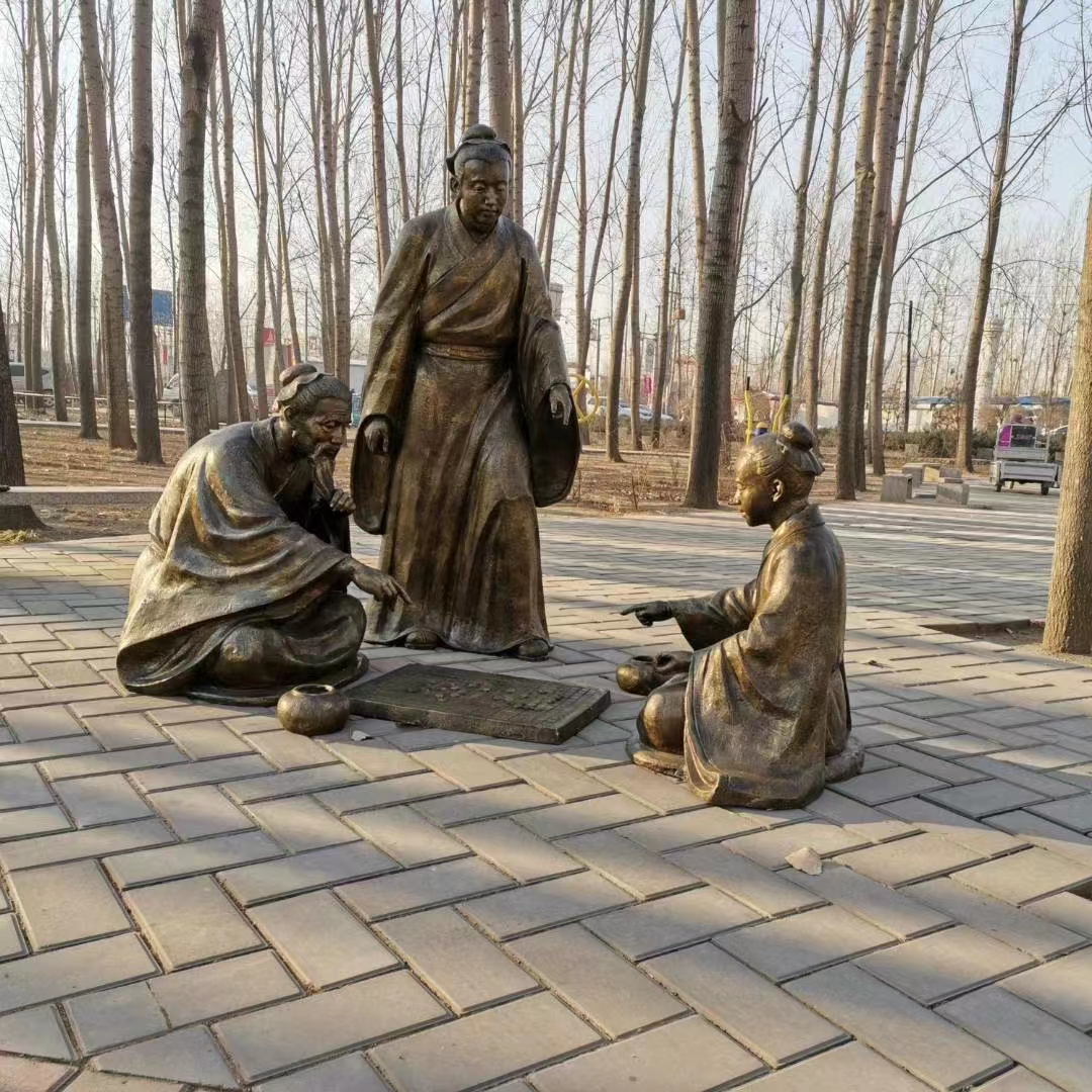 武汉雕塑工厂玻璃钢仿铜雕塑人物