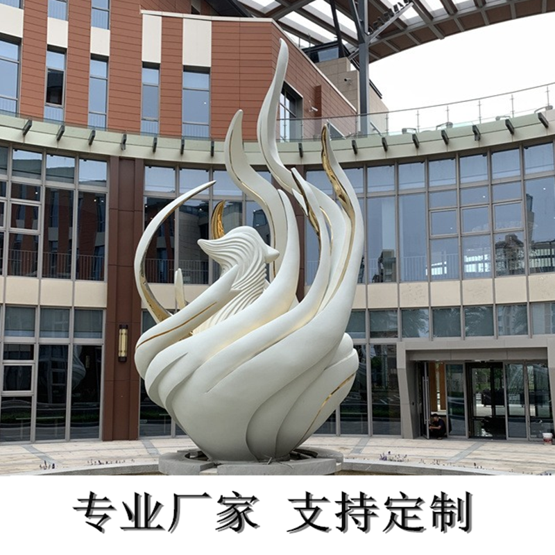 武汉雕塑厂不锈钢异形雕塑定制